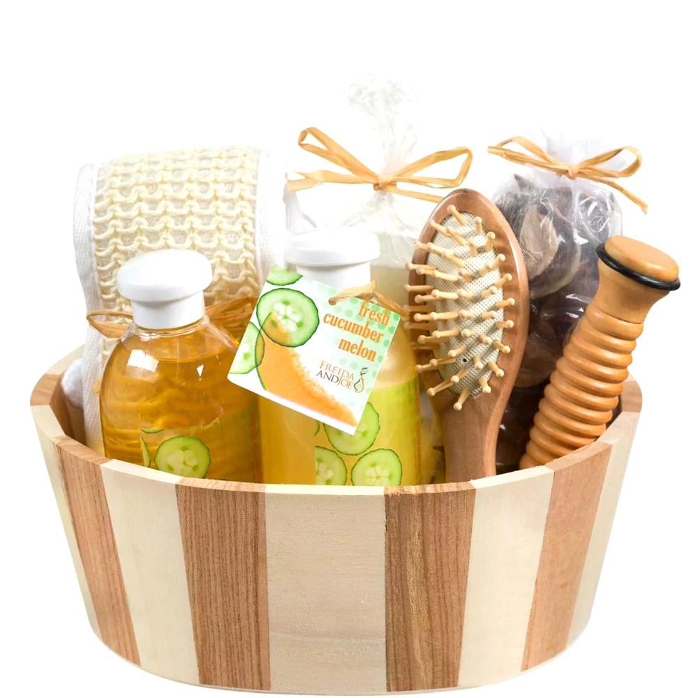 Wooden Massage Reflexology Kit Fresh Cucumber